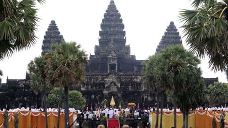 Drie doden door blikseminslag in tempelcomplex Angkor Wat in Cambodja