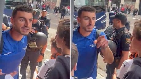 La tremenda bronca de Juan Iglesias a un aficionado del Getafe: &quot;A un compañero no lo vuelvas a insultar... ¡y si no, no vengas!&quot;