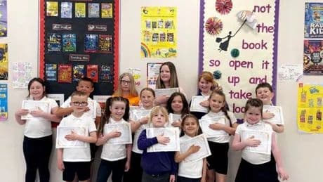 North Lanarkshire school awarded prestigious Silver Reading Schools Award