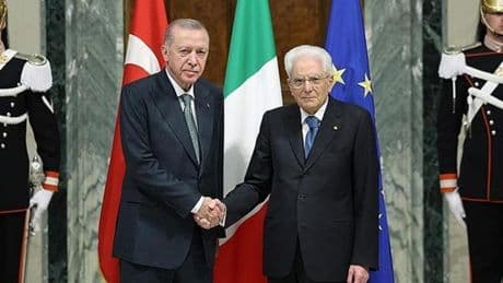 Cumhurbaşkanı Erdoğan, İtalya Cumhurbaşkanı ile görüştü
