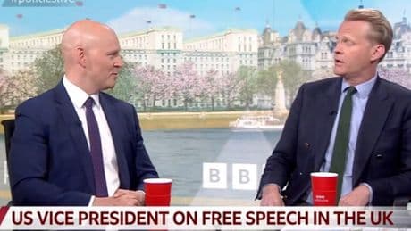 JD Vance’s ‘British Sherpa’ claims UK has more free speech offences than Putin’s Russia