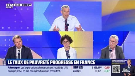 Les Experts : Le taux de pauvreté progresse en France - 08/07