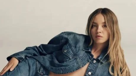 Sydney Sweeney crea sus propios vaqueros (que potencian las curvas) de American Eagle y se convierten en un éxito