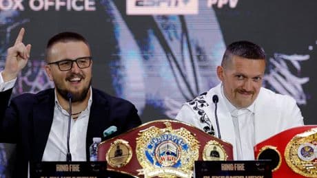 Oleksandr Usyk’s team address ‘conflict’ rumours after split from promoter Alex Krassyuk