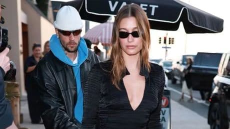 Hailey and Justin Bieber step out for rare date night as they prepare to mark son's birthday