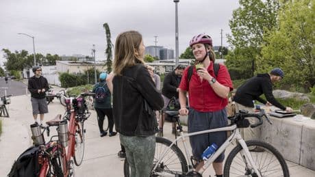 'Breakfast on the Bridges': a monthly Portland commuter tradition