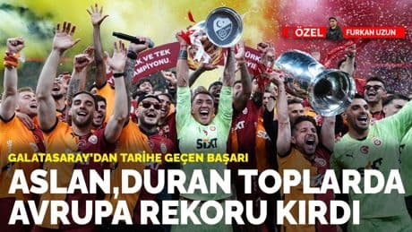 Galatasaray'dan tarihe geçen başarı: Aslan, duran toplarda Avrupa rekoru kırdı