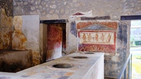 Butchered giraffe and glass BRAIN found in ancient treasure trove of objects buried by Mount Vesuvius 2,000 years ago