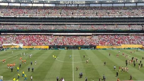 Club World Cup match halted as crowd told to find shelter in worrying scenes