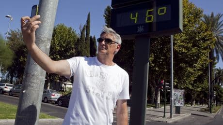 La presencia sagrada del termómetro de los 40 grados