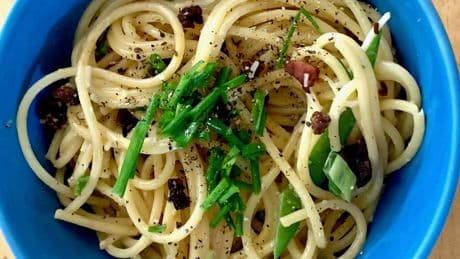 I made Ina Garten's spring pasta and had a delicious dinner ready in 30 minutes