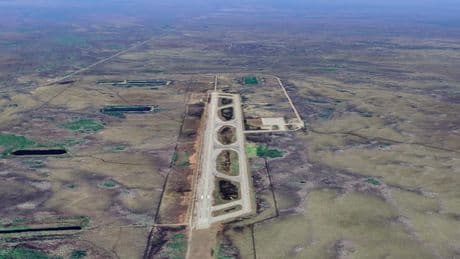 Zwei Landebahnen mitten im Nichts - Dieser Flughafen sollte der größte der Welt werden