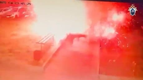 Dramatic moment Putin’s ‘war hero’ who led slaughter of Mariupol is killed in mysterious ‘suicide bomb attack’