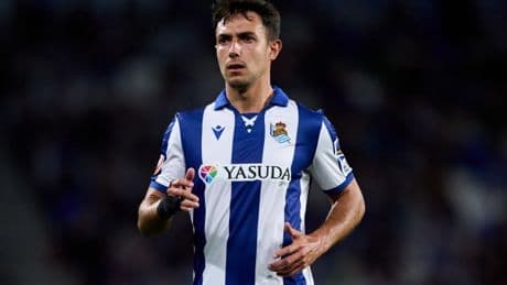 Martin Zubimendi teased over Arsenal transfer in Real Sociedad training