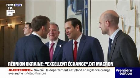 "Excellent échange": Emmanuel Macron satisfait après la réunion sur l'Ukraine avec Marco Rubio