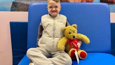Mum of brave Airdrie schoolboy adapting to life with a stoma praises his care and treatment