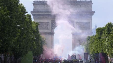 79 detained as more violence disrupts PSG's Champions League celebrations