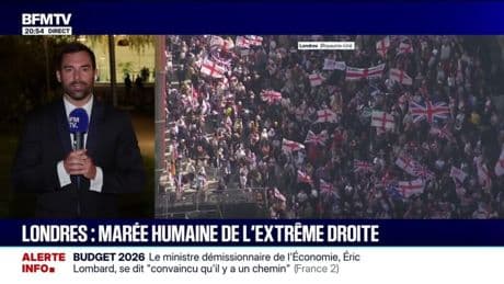Manifestation de l'extrême droite à Londres: pour Julien Odoul, porte-parole du RN, "il faut comprendre ce qui est en train de se passer en France et partout en Europe"