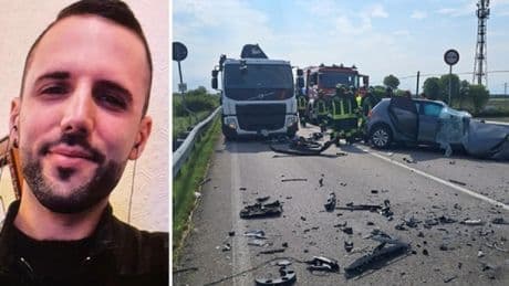 Matteo Marcato, morto a 34 anni nello schianto contro un furgone: tornava dal mare con la famiglia. Incastrati nell'auto moglie e figlio di 10 mesi