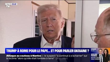 Donald Trump a indiqué "qu'il rencontrera certaines personnes" pendant son séjour à Rome