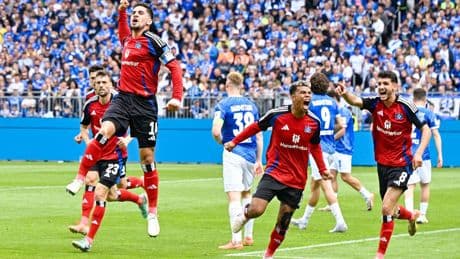 Big Points im Aufstiegskampf: Sieg in Darmstadt: HSV dicht vor Bundesliga-Rückkehr
