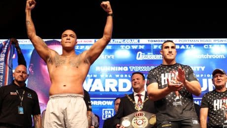 Fighters raring to go after Wardley vs Huni weigh-ins