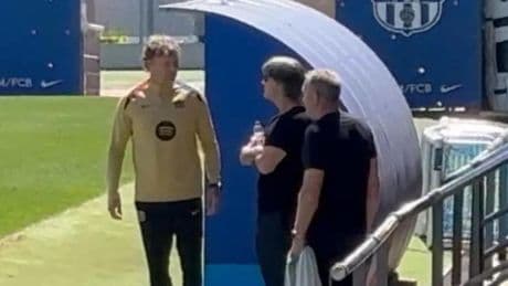 Visita ilustre de Joachim Löw a su amigo Flick