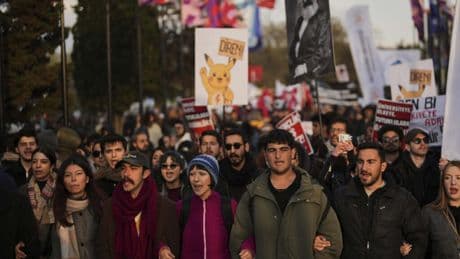 'A terrible day for Turkish democracy', the opposition party says as Imamoglu appears in court