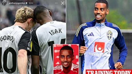 Newcastle fans tell the club to 'SELL' Sven Botman and Anthony Gordon as stars come under fire for posting emotional goodbye messages to Liverpool's Alexander Isak