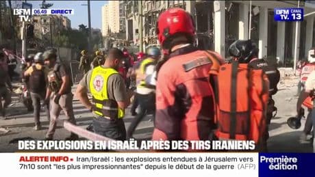 Attaque de missiles iraniens: la police fait part d'"impacts" en Israël après de violentes explosions