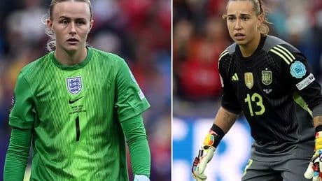 Spain goalkeeper hits back at claim Lioness Hannah Hampton 'threw her cheat sheet away'