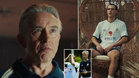 WATCH: Steve Coogan and Éanna Hardwick transform into Mick McCarthy and Roy Keane in new film documenting their explosive bust-up at the 2002 World Cup