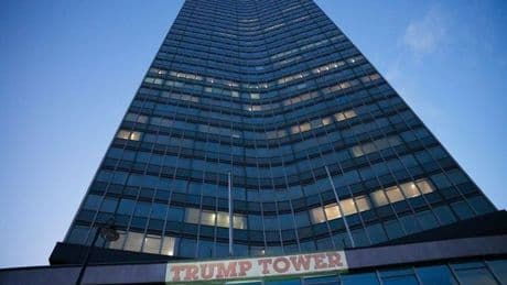 'Trump Tower' stunt lights up Reform HQ as Nigel Farage slammed over 'foreign influence'