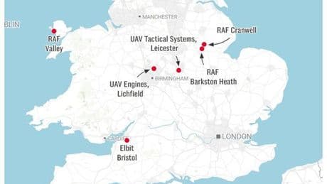 Palestine Action hitlist mapped: Next targets include key British military sites and firms