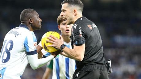 La Real Sociedad nunca ha ganado con el árbitro designado para el partido contra el Celta