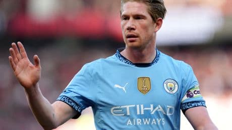 Manchester City reveal tribute to departing midfielder Kevin De Bruyne