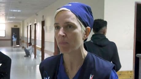 'The only people I've ever seen in Gaza with weapons are the IDF,' says British surgeon
