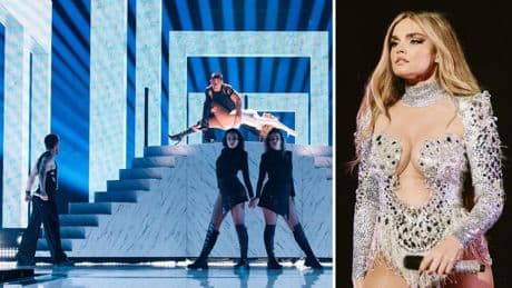 Adiós al columpio y a la peineta en Basilea: así ha sido el primer ensayo de Melody sobre el escenario de Eurovisión 2025