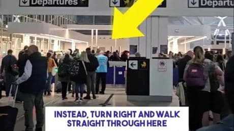 Get through airport security in less than a minute with travellers clever hack