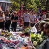 Diogo Jota's wife and team-mates arrive at Anfield to witness fans' incredible tribute and lay flowers for Liverpool star