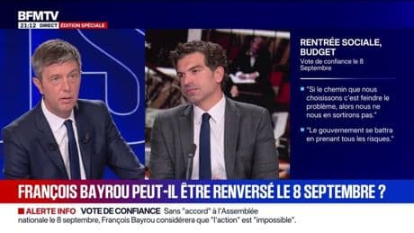 Vote de confiance du 8 septembre: "On va faire nos contre-propositions", assure Jonas Haddad, porte-parole des Républicains