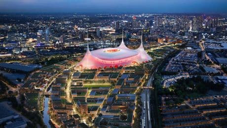 Manchester United’s bold new stadium plans already delayed by dispute with freight train company