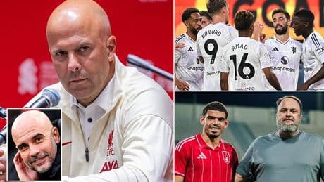 Man United's revival, a bad omen for Liverpool... and the side playing in Europe set for a relegation battle: Supercomputer predicts the Premier League table