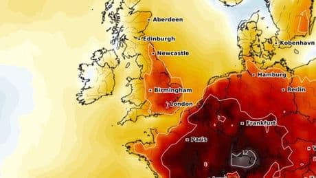 Exact time and date UK 'mini heatwave' will peak revealed on weather maps