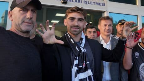 Futbolcu Jota Silva, Beşiktaş için İstanbul'a geldi