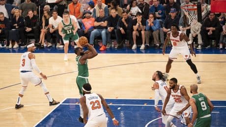Boston Celtics, New York Knicks'e fark attı