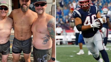 A former NFL champion shares his daily routine to stay fit at 37 &mdash; with open water swimming and 200 grams of protein a day