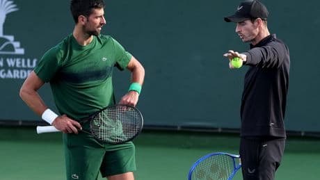 Novak Djokovic ‘couldn’t get more’ out of Andy Murray coaching partnership