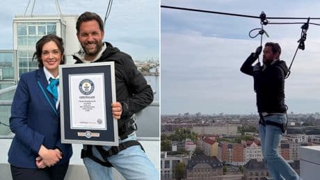 "Frühstücksfernsehen"-Star stellt im TV waghalsigen Weltrekord auf: "Nie wieder"