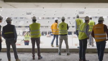 La Generalitat comprueba 'in situ' el avance de las obras del Nou Mestalla